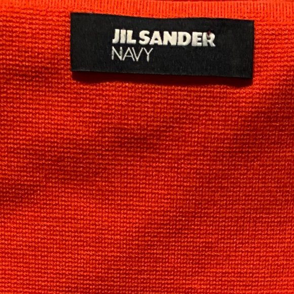 Jil Sander~ Timeless Red Dress w/ Pleated Back. Gorgeous! - Picture 3 of 16